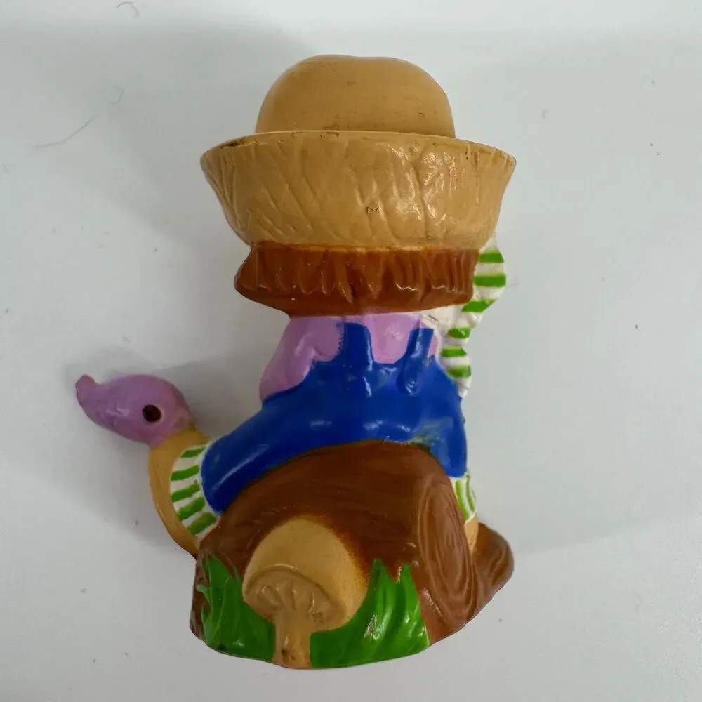 Huckleberry Pie Vintage 1982 PVC Fishing Figure Kenner Strawberry Shortcake